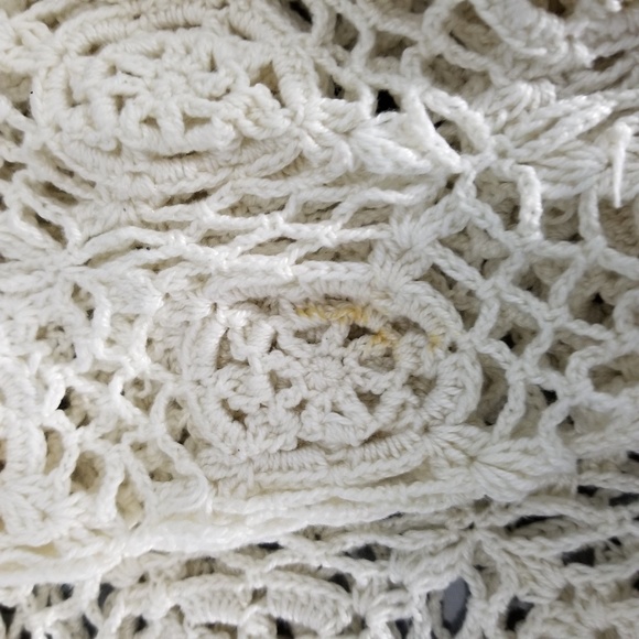 KROSHETTA | cream crocheted button up cardigan - Picture 6 of 6